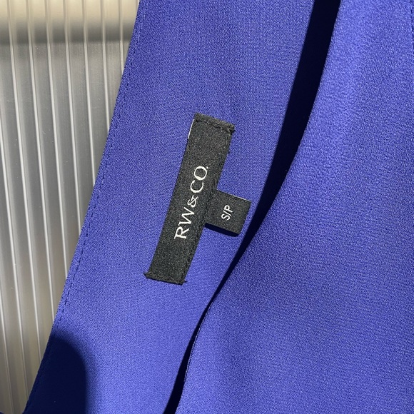 Royal blue dress. Size S. From RW&co. Worn once - Picture 3 of 3